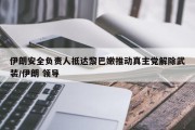 伊朗安全负责人抵达黎巴嫩推动真主党解除武装/伊朗 领导