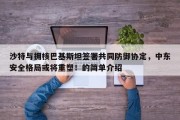 沙特与拥核巴基斯坦签署共同防御协定，中东安全格局或将重塑！的简单介绍