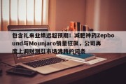 包含礼来业绩远超预期！减肥神药Zepbound与Mounjaro销量狂飙，公司再度上调财测引市场沸腾的词条
