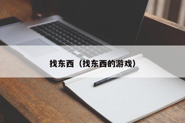 找东西(找东西的游戏)