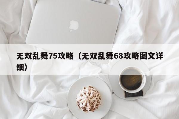 无双乱舞75攻略(无双乱舞68攻略图文详细)
