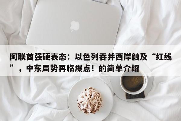 阿联酋强硬表态:以色列吞并西岸触及“红线”,中东局势再临爆点!的简单介绍