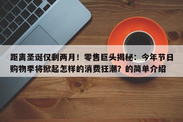 距离圣诞仅剩两月!零售巨头揭秘:今年节日购物季将掀起怎样的消费狂潮?的简单介绍