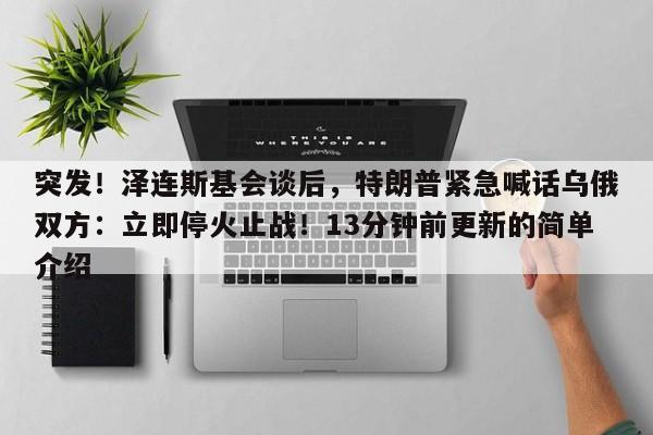 突发!泽连斯基会谈后,特朗普紧急喊话乌俄双方:立即停火止战!13分钟前更新的简单介绍