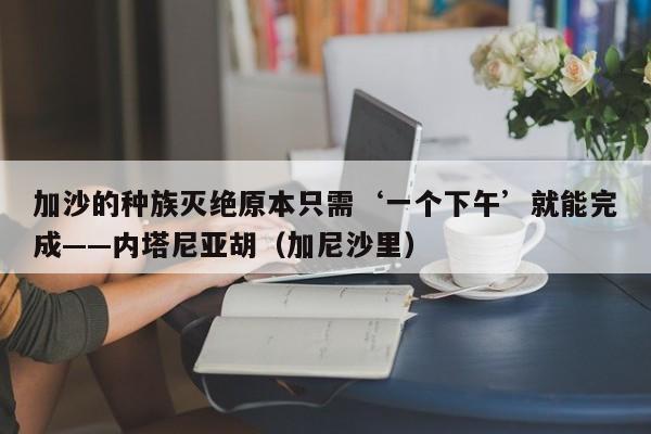 加沙的种族灭绝原本只需‘一个下午’就能完成——内塔尼亚胡(加尼沙里)