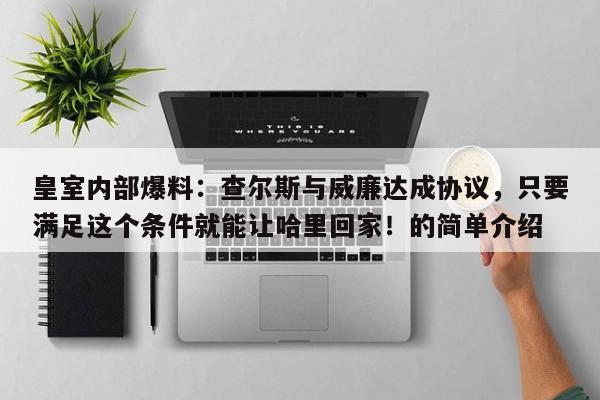 皇室内部爆料:查尔斯与威廉达成协议,只要满足这个条件就能让哈里回家!的简单介绍