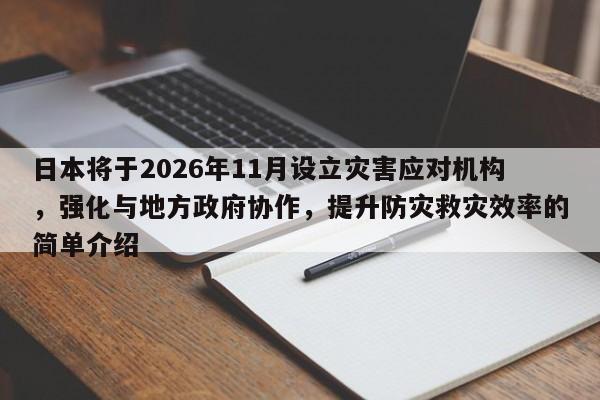 日本将于2026年11月设立灾害应对机构,强化与地方政府协作,提升防灾救灾效率的简单介绍
