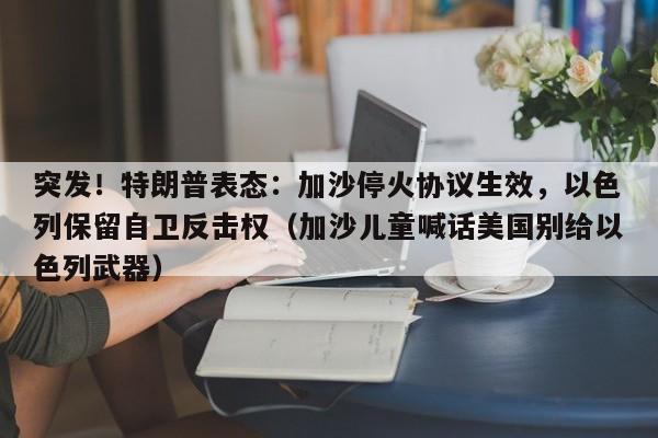 突发!特朗普表态:加沙停火协议生效,以色列保留自卫反击权(加沙儿童喊话美国别给以色列武器)