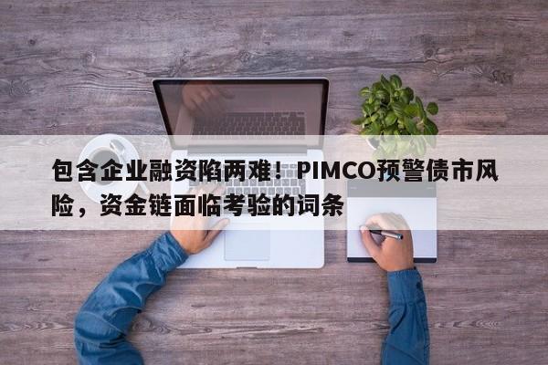 包含企业融资陷两难!PIMCO预警债市风险,资金链面临考验的词条
