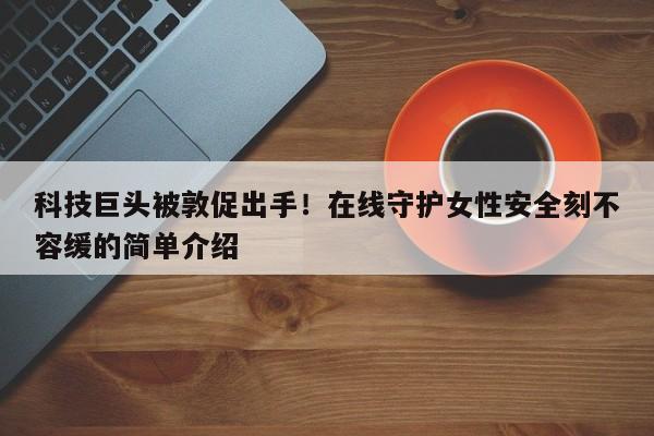 科技巨头被敦促出手!在线守护女性安全刻不容缓的简单介绍